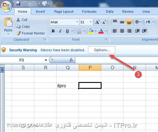 کد نویسی در اکسل