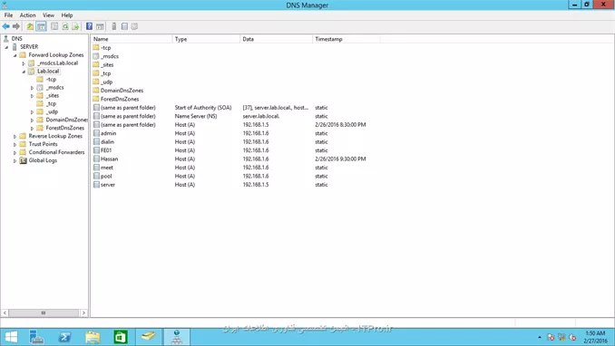 به نام خدا
یه مشکلی در هنگام نصب lync server  2013  برخورد کردم  که این برنامه را در یک شرکت نصب کنم اما متاسفانه به این مشکل برخورد کردم وحتی در حالت مجازی در Vmware هم این مشکل برخورد کردم که متاسفانه این مشکل حل نشد.
ویندوز سرور 2012
در حالت نصب استاندارد این خطا رو میده
حتی فایروال هر دو سیتم را هم  غیر فعال کردم 
حتی با کتابی که از سایت ماکروسافت دانلود کردم هم به این مشکل برخورد کردم
تصاویر تنظیم Dns و خطای نصب 

||http://tosinso.com/files/get/00409ff8-05bc-49ab-9c2c-7e00655fddcc||
||http://tosinso.com/files/get/c131124c-340e-4346-a564-f6fadc871000||
||http://tosinso.com/files/get/3a549947-4061-4b00-9fa0-511186ccef6b||
م تصاویر خطا
||http://tosinso.com/files/get/2f08d064-b556-4ef8-a552-6619a00c5db7||
||http://tosinso.com/files/get/80f0094a-5f74-46da-af8c-177cf89303a0||
و حتی این مشکل را هم بعد از پاک کردن و نصب Skype Business 2015  هم داشتم درست همن خطا لطفا راهنمایی کنید
با تشکر فراوان 