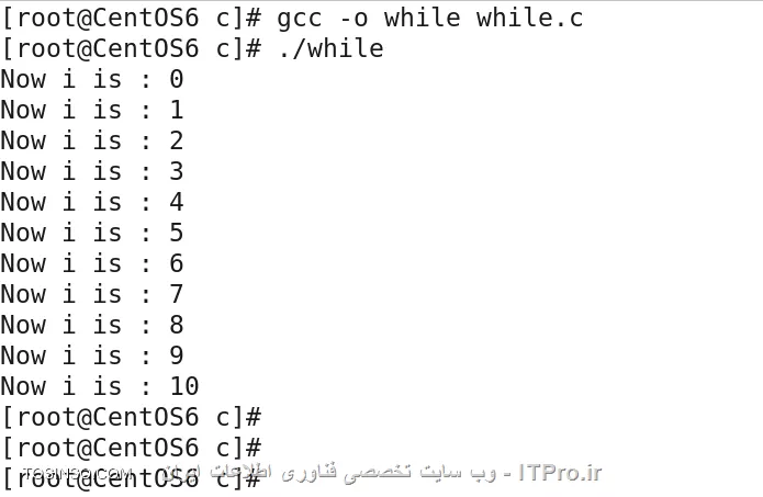 با سلام و وقت بخیر . بریم سر حلقه while. حلقه while به for بسیار شبیه است. در مقابل آن شرط حلقه و در بدنه آن کد های حلقه را مینویسیم. فقط فراموش نکنید شمارنده را اضافه کنید وگرنه حلقه تا بی نهایت پیش میرود. اگر for را یاد گرفته باشید، حرفی برای گفتن درمورد while باقی نمیماند. به دو صورت میتوان ساختار while را پیاده سازی کرد که در شکل میبینید.
<center>
||http://tosinso.com/files/get/2740fdc4-9438-4f47-bff2-9e227a1e83dc||
<center>
<center>
||http://tosinso.com/files/get/008a809f-746c-4748-a8f6-22284dd7d2bf||
<center>
حالت دوم استفاده از do است.
<center>
||http://tosinso.com/files/get/3bc9670e-faed-42d9-a593-b80435a28d2e||
<center>
<center>
||http://tosinso.com/files/get/7ace7af9-db61-4365-b685-d1196321040c||
<center>
پایان قسمت نهم

نویسنده : سید محمد باقر موسوی
منبع : |جزیره برنامه نویسی وب سایت توسینسو::https://tosinso.com/programming|
هرگونه نشر و کپی برداری بدون ذکر منبع و نام نویسنده دارای اشکال اخلاقی است
