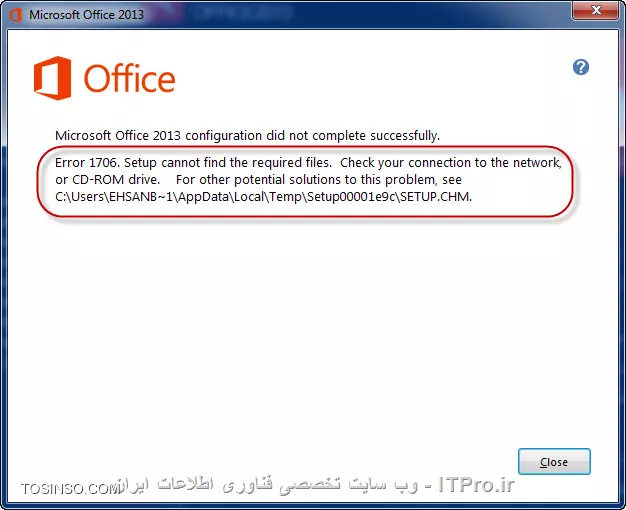 با سلام و عرض ادب


بنده چند ماهي ميشه که Office 2013 34-bit رو روي Windows 7 64-bit خودم نصب کردم و بدون مشکل داشتم کار ميکردم

*نکته: زمان نصب Office 2013 64-bit به بنده اجازه نصب نميداد و به همين دليل  32 bit اون رو نصب کردم*

امروز ميخواستم Office 2013 32-bit رو Unintall کنم که متاسفانه به من اجازه اين کار رو نميده! نه در Control Panel و در قسمت Uninstall or change program اسمي از اين Office هست و نه به روشهاي ديگه موفق به Uninstall اون شدم...

حتي از روي  CD  اين Office اقدام به Remove آن کردم که پيغام زير رو نشون من داد...

||http://tosinso.com/files/get/00cd4ecf-3897-41b5-aab0-1f4214a8ab09||

*همانطور که مشاهده ميکنيد پيغام داده که فايلهاي مورد نياز براي انجام اين کار رو پيدا نکرده*

تو اينترنت هم يک فايل بنام *o15-ctrremove* پيدا کردم که براي Uninstall کردن Office بود که مثل شکل زير هم اجرا شد

||http://tosinso.com/files/get/6bbda24e-011c-4e54-995e-4cd72dcb22f7||

اما در ادامه با چنين پيغامي مواجه ميشم که در شکل زير مشاهده ميکنيد...

||http://tosinso.com/files/get/7e61dd53-a251-4063-9768-9503d2a4031e||

در عکس بالا اشاره کرده که به دنبال يک Package بنام *ProPlusWW.msi* ميگرده که اين فايل رو بنده نه روي CD خود Office تونستم پيدا کنم و نه جاي ديگه....

البته موفق شدم اين فايل رو براي Office 2007 پيدا کنم که در نهايت نتيجه اي هم نگرفتم...

و جالب اينجاست که در حال حاضر اگر بخوام از هر کدوم از محصولات Office (بعنوان مثال Microsoft Word) استفاده کنم مرتبا با پيغام خطايي که در شکل قبل مشاهده کرديد مواجه ميشم و نه ميتونم اين Office رو Remove کنم....

تو اين سايت خوب هم، قبلش جستجو کردم که *مهندس نصيري* هم جايي اشاره کرده بودند که ممکنه تو رجيستري ويندوز مشکلي بوجود اومده باشه و از نرم افزار *CCleaner* استفاده کن تا رجيستري درواقع ترميم بشه، که اين کار رو هم کردم اما هنوز به جواب مثبتي نرسيدم...


از دوستان تقاضا دارم بنده رو در حل اين مشکل که از ساعت 19 تا 23 درگيرش هستم، کمک بفرمايند... D:

پيشاپيش از لطف همه دوستان سپاسگزارم