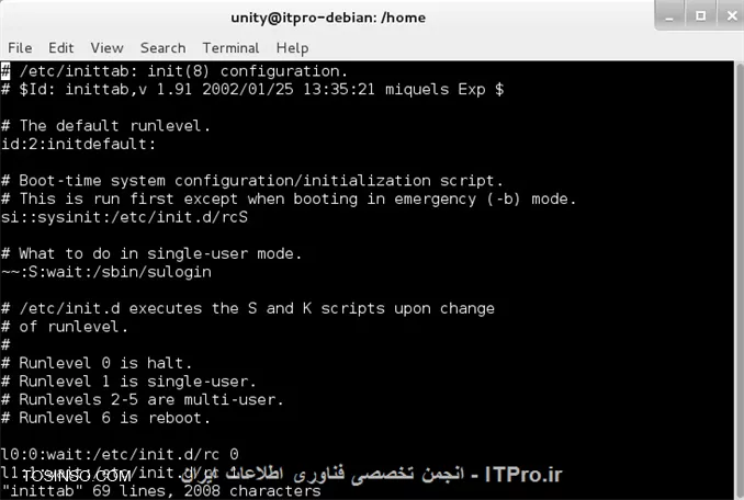 آموزش استفاده از vi editor در لینوکس