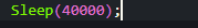 Sleep() functions