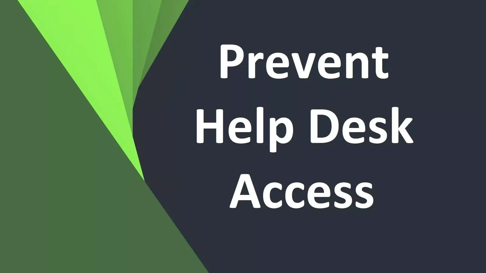 آموزش 2 روش جلوگیری از دسترسی Help Desk ها به سرورها به زبان ساده