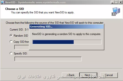 مهندس سلام مجدد...

من اين مراحل رو به ترتيب رفتم....

مرحله اول:

||http://network.tosinso.com/files/get/7ee52d61-815e-4c8b-9906-d415f4a7877e||

مرحله دوم:

||http://network.tosinso.com/files/get/a3e197e8-4914-4cf4-a9c8-0cb18dff09d9||

مرحله سوم:

||http://network.tosinso.com/files/get/01774355-018f-4d4e-be59-c13765b9c137||

مرحله چهارم:

||http://network.tosinso.com/files/get/eb01947a-3a95-44af-bbcd-a08b72ed6d67||

مرحله پنجم:

||http://network.tosinso.com/files/get/f607a884-5b2b-4728-be5c-ce588ed63fc6||

مرحله ششم:

||http://network.tosinso.com/files/get/a7f01421-d2d7-4fd4-8439-e20a1732c47e||

و نهايتا در مرحله آخر و بعد از Restart کردن تو حالت Blue Screen رفت و ديگه نشد کاري رو بکنم....

حالا يکبار ديگه نصب ويندوز ميکنم و اين مراحل رو هم تست ميکنم، فقط يه سؤال مهم! قبل از انجام و استفاده از NewSid بايد Sysprep رو انجام داده باشم يا اصلا نيازي نيست؟

چون طبق نظرات قبلي من Sysprep رو انجام داده بودم و بعد از NewSid استفاده کردم.

ممنون