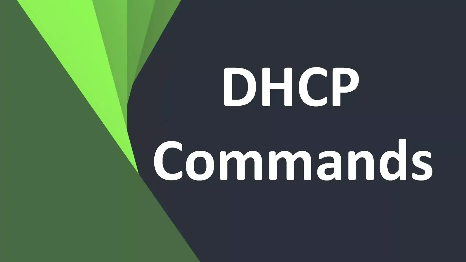 آموزش 5 دستور کاربردی در DHCP Server مایکروسافت