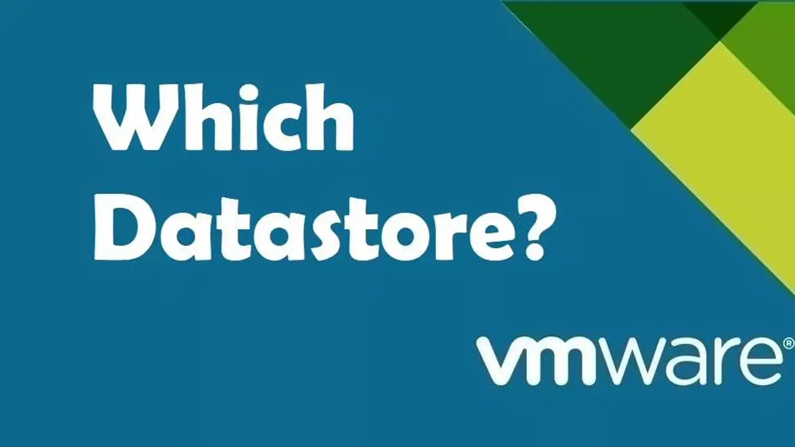 آموزش روش تشخیص Datastore ای که ESX در آن نصب شده است