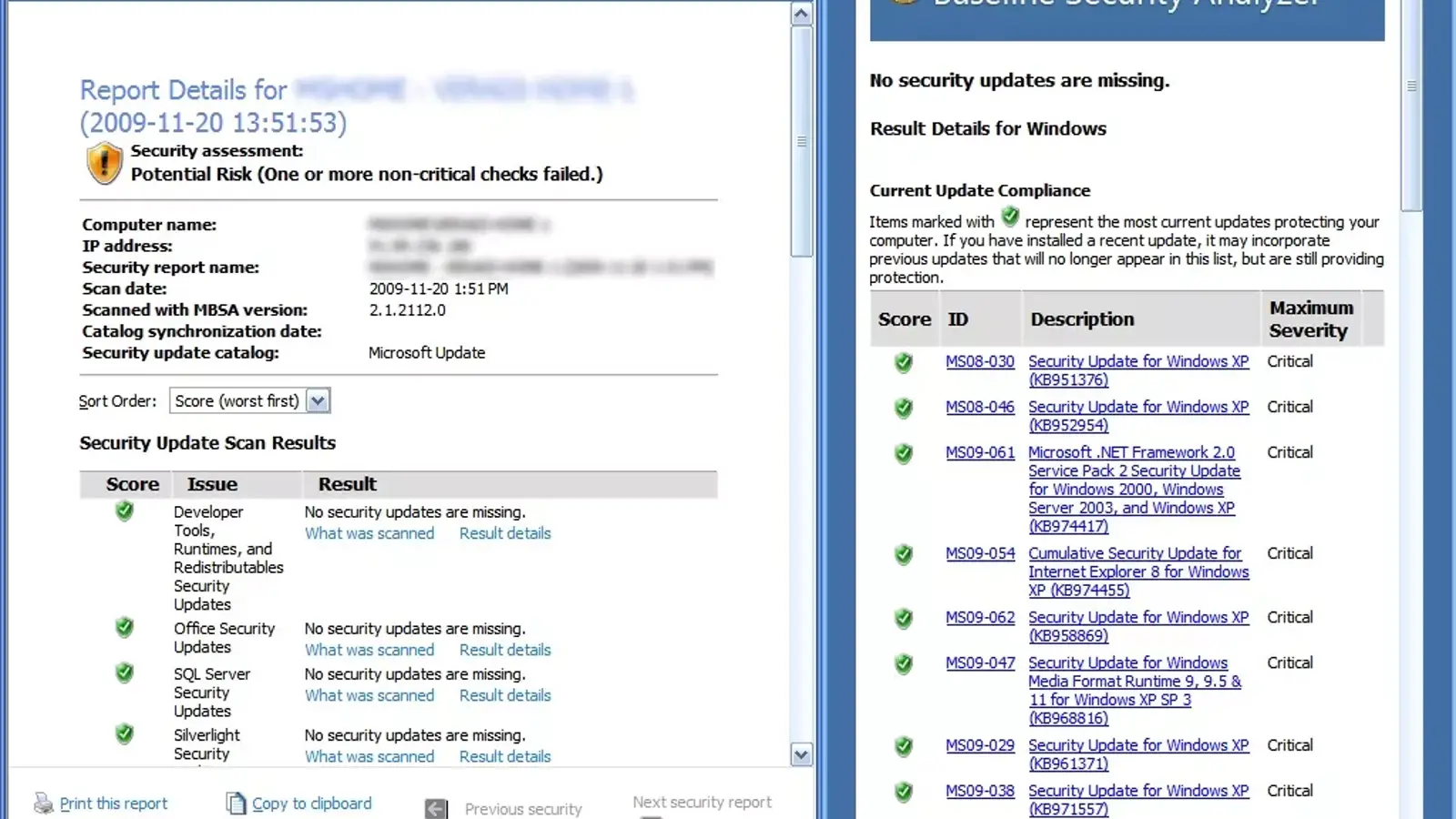 نرم افزار MBSA یک اسکنر امنیتی رایگان و کاربردی از مایکروسافت