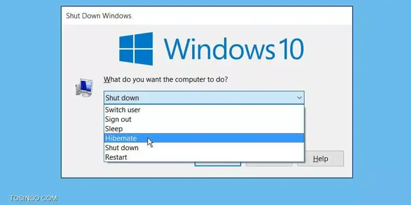 آموزش فعال کردن هایبرنیت (Hibernate) در ویندوز 10 به زبان ساده