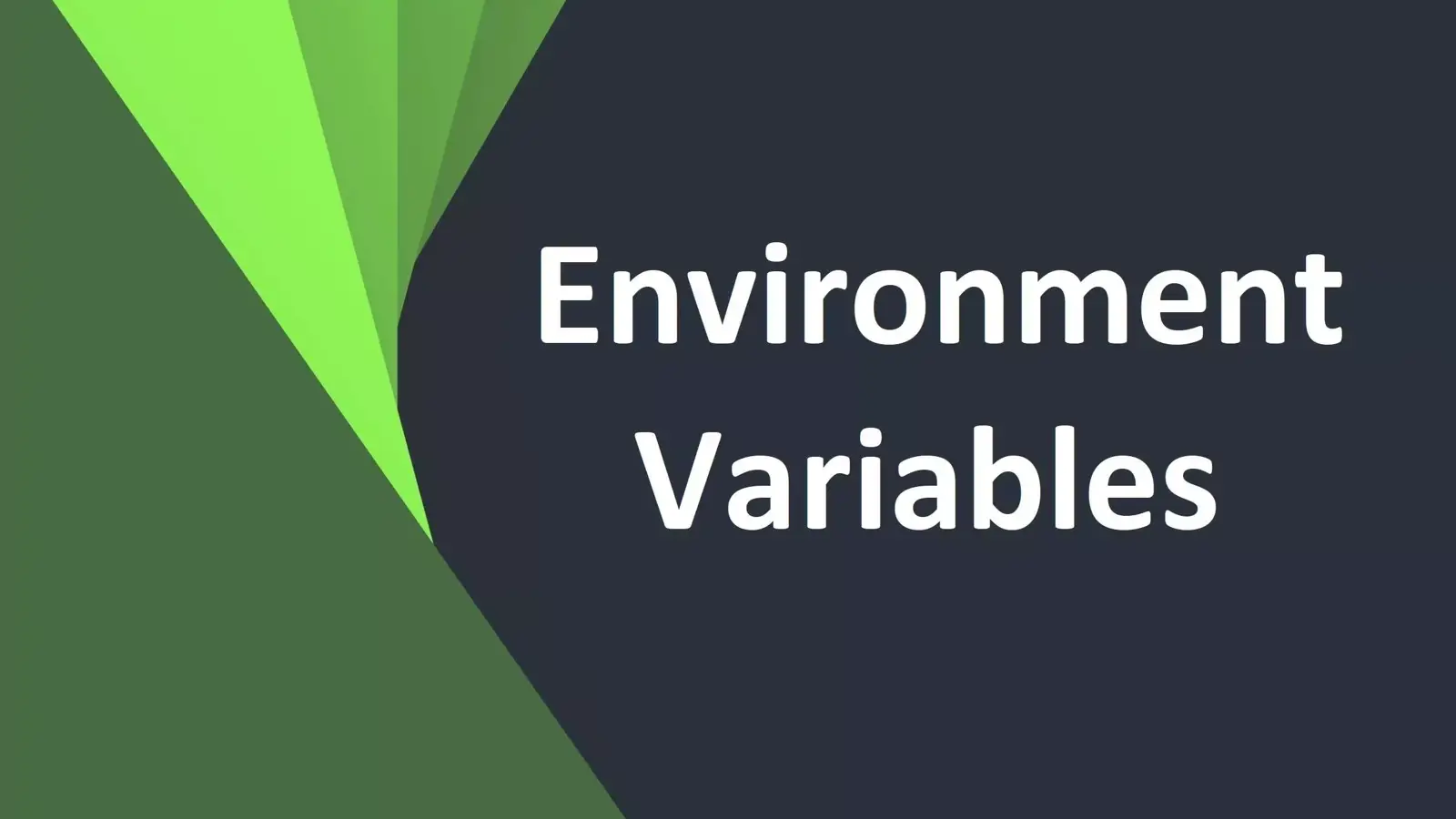 معرفی متغیرهای محلی یا Environment Variables در Batch فایل نویسی