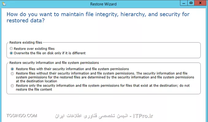 آموزش Backup and Restore از Active Directory بوسیله Symantec Backup Exec 2015