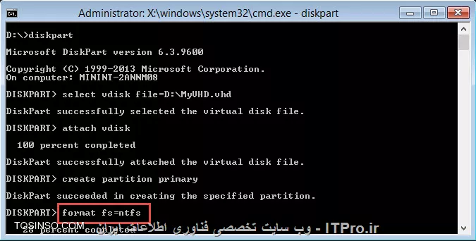 !! معرفی فایل های VHD و نصب ویندوز 8 بر روی آنها
درود به همه دوستان خوب ITPRO ، اگر تا به امروز با آموزش های دوره MCSA و ویندوز 8 با ما بوده باشید، حتما به یاد دارید که در جلسات پیش به بررسی پیش نیازهای لازم برای ویندوز 8 و نیز چگونگی نصب آن پرداختیم. در این جلسه اما قصد آموزش مبحث تازه ای به نام VHD File ها را خواهیم داشت. ولی پیش از شروع اجازه دهید تا کمی بیشتر به معرفی این قابلیت جدید مایکروسافتی بپردازیم.

VHD اختصار سر واژگان Virtual Hard Disk می باشد، و آن گونه که از نام آن پیداست، اشاره به هارد دیسک های مجازی دارد، هارد دیسکی که با استفاده از آن قادر خواهید بود تا همانند یک هارد دیسک واقعی و فیزیکی تمامی کارها از قبیل کپی یا حدف فایل، فرمت کردن، نصب ویندوز و موارد این چنینی را بر روی آن انجام دهید. این قابلیت جدید در سال 2009 و با معرفی ویندوز 7 وارد عرصه تکنولوژی های نوپا گردید. با این همه اما ممکن است این سوال برای شما پیش آمده باشد که واقعا دلیل استفاده از هارد دیسک مجازی چیست و چه کاربردهای می تواند داشته باشد؟ و این که مایکروسافت به چه علت این قابلیت را در سیستم عامل های خود گنجانده است؟ اگر مشتاق به دانستن موارد این چنینی باشید پس در ادامه نیز ما را همراهی نمایید.

فرض کنید برنامه ای دارید که قبلا در ویندوز 7 به خوبی کار می کرده است، اما اکنون و با نصب ویندوز 8  متوجه می شوید که برنامه اجرا نمی شود و یا پس از باز کردن آن با مدام با خطاهای متعددی روبرو می گردید و کلافه می شوید، سپس تصمیم می گیرید که ویندوز 8 را حذف و دوباره همان ویندوز 7  قدیمی را نصب کنید، اما به ناگاه پی می برید که بر روی هارد دیسکی که هم اکنون ویندوز 8  نصب شده است اطلاعات بسیار مهمی دارید و امکان گرفتن هیچ گونه نسخه پشتیبان هم برایتان در حال حاضر مقدور نیست. دیگر واقعا کلافه کلافه می شوید. پس در چنین شرایط بحرانی چاره کار چه می تواند باشد؟ درست حدس زدید، استفاده از هارد دیسک مجازی برای نصب یک ویندوز 7 بر روی آن، و نیز داشتن ویندوز 8 فعلی تان!

اگر بخواهیم به طور خیلی ساده به تشریح VHD بپردازیم، بایستی گفت که VHD نوع خاصی از فایل می باشد که با ایجاد و ساخت آن، ویندوز آن را به عنوان یک هارد دیسک جدید شناسایی کرده و افراد قادر خواهند بود تا تمامی کارهایی را که بر روی هارد دیسک های واقعی انجام می دهند با آن نیز انجام دهند، کارهایی از قبیل کپی یا حذف اطلاعات هارد دیسک، پارتیشن بندی، انتقال اطلاعات بر روی آن، و یا حتی نصب ویندوز و موارد مشابه دیگر. تنها با این تفاوت که دیگر خبری از وجود هارد دیسک واقعی و فیزیکی نخواهد بود و تمامی فرایندها به صورت مجازی صورت می پذیرد.

یعنی ما به کمک خود ویندوز و یا از طریق DVD نصب آن، ابتدا فایلی با پسوند vhd ساخته و ایجاد می کنیم، و آن گاه ویندوز آن فایل را به عنوان هارد دیسکی مجازی برایمان نمایش خواهد داد، که در نهایت نیز هر آن چه را که می توان با یک هارد دیسک فیزیکی واقعی انجام داد، با هارد دیسک مجازی مان نیز می توانیم انجام دهیم. اما شاید بتوان گفت اصلی ترین دلیل ایجاد و ساخت هارد دیسک مجازی، نصب سیستم عامل بر روی آن می باشد. پس افراد هارد دیسک مجازی را ایجاد می کنند تا بتوانند بر روی آن ویندوز نصب کنند. اجازه دهید این مثال را کمی بسط داده و روشن تر نماییم: یک هارد دیسک مجازی VHD را در نظر بگیرید که بر روی آن ویندوزی با تمامی برنامه های کاربردی از قبیل Microsoft Office, Photoshop و غیره را نصب کرده اید و برای روز مبادا کنار گذاشته اید.

حال اگر به هر دلیلی ویندوز فعلی تان دچار عیب و ایراد یا آسیبی گردد و دیگر همانند سابق برنامه ها بر روی آن اجرا نشود و یا به هنگام کار کردن با آن مدام با خطا مواجه گردید کافی ست تا به سراغ ویندوز نصب شده بر روی VHD رفته و بدون هیچ نگرانی با خیال راحت به کارتان ادامه دهید، و یا این که سناریویی را در نظر بگیرید که می خواهید پیش از نصب برنامه ای بر روی ویندوز اصلی تان، ابتدا آن را در محیط آزمایشی تست کنید. در نتیجه ویندوزی را بر روی هارد دیسک مجازی یا همان VHD  نصب می کنیم و سپس برنامه را بر روی آن تست می نماییم و پس از اطمینان حاصل کردن از سالم بودن برنامه و صحیح کار کردن آن،  اقدام به نصب برنامه مورد نظر بر روی ویندوز واقعی و اصلی مان می کنیم. اگر تا به اینجای امر و توضیحات اولیه را به خوبی درک کرده باشید، پس در ادامه نیز با ما همراه شوید تا ببینیم که چگونه می توان هارد دیسکی مجازی ایجاد و سپس بر روی آن ویندوز نصب کنیم.

!! نحوه ایجاد فایل VHD (هارد دیسک مجازی)
برای ساخت فایل VHD می توان به دو طریق عمل کرد:
1. با استفاده از خود ویندوز 8  و کنسول Computer Management
2. با استفاده از DVD ویندوز 8 و کنسول Command Prompt
ما ابتدا به آموزش نحوه ایجاد آن از طریق ویندوز 8 می پردازیم.

!! ایجاد فایل VHD به وسیله ویندوز 8
برای این که از طریق خود ویندوز فایل VHD و هارد دیسک مجازی ایجاد کنیم، می بایست مراحل زیر را گام به گام انجام دهید:
• ابتدا به Control Panel رفته و Administrative Tools را باز می کنیم. سپس بر روی Computer Management دابل کلیک کرده تا باز شود
• در قسمت سمت چپ، بر روی Disk Management کلیک کرده تا تمامی هارد دیسک های موجود بر روی کامپیوتر را مشاهده نمایید (تصویر زیر)
<center>
||http://tosinso.com/files/get/5482b1dc-0472-4820-a087-94029617bb3e||
<center>

• سپس، از منوی Action بر روی گزینه Create VHD کلیک کرده تا فایل VHD خود را ایجاد نماییم.
<center>
||http://tosinso.com/files/get/fed87279-6a1e-4f32-975f-63b07041f9eb||
<center>
• در صفحه ای که در بالا نیز می بینید، پس از کلیک بر روی Create VHD برایمان باز خواهد شد، با دادن یک مسیر دلخواه و نام فایل، و نیز میزان حجمی که برای فایل VHD مد نظرمان می باشد، در نهایت بر روی OK کلیک می کنیم تا فایل VHD ایجاد گردد. به عنوان نمونه فایلی که من ایجاد کرده ام MyVHD.vhd نام دارد. دیگر گزینه های موجود در این صفحه را نیز با مقدارهای پیش فرض پذیرفته و تغییری نمی دهیم. 

• اکنون که فایل VHD برایمان ایجاد شد، اگر مجددا به Disk Management مراجعه نمایید، مشاهده خواهید کرد که هارد دیسک جدیدی به لیست هارد دیسک های پیشین اضافه گردیده است. ما نیز برای این که بتوانیم از این هارد دیسک جدید که همان هارد دیسک مجازی مان می باشد استفاده نماییم با راست کلیک بر روی آن و سپس انتخاب گزینه Initialize ،  دیسک را اصطلاحا آماده بهره برداری می نماییم. (تصویر زیر)
<center>
||http://tosinso.com/files/get/1da16166-8f4f-4781-bf9b-334d2bfe4e99||
||http://tosinso.com/files/get/02d1d23e-f9d0-4408-9c5c-1232cd5b8727||
<center>
• حال که دیسک با موفقیت آماده سازی شده است، بایستی آن را فرمت کنیم تا از این پس بتوان بر روی آن اطلاعات نوشت یا حذف کرد، و یا حتی ویندوز نصب بنماییم. بدین منظور از لیست دیسک های موجود بر روی دیسکی که هم اکنون و طی مراحل بالا ایجاد کردیم راست کلیک کرده و گزینه New Simple Volume را انتخاب می نماییم.
<center>
||http://tosinso.com/files/get/9d185be8-adc8-42d8-9be5-ff22389bedf4||
<center>
• پس از انجام مراحل بالا، بقیه مراحل را مانند تصاویر زیر به ترتیب انجام دهید تا مراحل فرمت کردن دیسک مجازی با موفقیت انجام پذیرد
<center>
||http://tosinso.com/files/get/224a618c-1291-400e-a663-4e9578923c4d||
||http://tosinso.com/files/get/b8a094f0-0f07-4dba-af5f-f3ae37ff6689||
||http://tosinso.com/files/get/3ebbb128-53f9-491f-9ee5-b0cf6ee909eb||
||http://tosinso.com/files/get/9963eaac-e4fa-461d-96a0-b001f382b9e2||
||http://tosinso.com/files/get/329eb1d6-7aea-46ca-983d-1c9a9cc26a7d||
<center>
هم اکنون مراحل ساخت هارد دیسک مجازی ما در اینجا به پایان رسیده است و موفق شدیم تا آن را  فرمت نیز نماییم. حال اگر به Computer بروید، مشاهده خواهید کرد که درایوی جدید به لیست درایوهای فعلی مان اضافه شده است. (تصویر زیر) 
<center>
||http://tosinso.com/files/get/96f8f87b-39b6-4d10-863f-94c7ea2c27f7||
<center>
درایوی که در بالا می بینید همان درایو VHDست که قصد نصب ویندوز بر روی را آن داریم. از آنجا که مراحل تا بدین قسمت با موفقیت به پیش رفته است، در نتیجه DVD ویندوز را بر روی DVD-ROM کامپیوتر قرار می دهیم و کامپیوتر را ریستارت کرده تا شروع به نصب ویندوز بر روی فایل VHD کنیم. در نتیجه بعد از ریستارت شدن کامپیوتر و بوت کردن آن، مراحل را گام به گام و طبق شکل زیر جلو می رویم:
<center>
||http://tosinso.com/files/get/3c6df564-ed35-4945-ba18-bd6dcc007e01||
||http://tosinso.com/files/get/a0eff813-2179-4453-828b-4aa1f84e533b||
<center>
پس از این که DVD ویندوز کاملا بوت شده و صفحه خوش آمد گویی برای نصب ظاهر گردید، ما نیز با فشردن کلیدهای Shift و F10  وارد محیط CMD می شویم تا هارد دیسک مجازی را برای فرایند نصب معرفی نماییم، چرا که به صورت پیش فرض هارد دیسک مجازی در لیست هارد دیسک های واقعی برای نصب نبوده و ظاهر نخواهد شد (تصویر زیر). 
<center>
||http://tosinso.com/files/get/ce5c7404-e4ed-4b17-bfd4-9c948545588b||
<center>
با باز شدن صفحه CMD، ابتدا فرمان diskpart را تایپ و سپس با زدن کلید Enter وارد محیط diskpart می شویم
<center>
||http://tosinso.com/files/get/3de6790d-8f10-4dd0-a3df-d718d5f9715d||
<center>
سپس با اجرای دستور زیر ابتدا هارد دیسک فیزیکی مان را انتخاب، و آن گاه هارد دیسک مجازی را که پیش تر در ویندوز ساخته ایم را برای ادامه کار انتخاب می نماییم و کلید Enter را فشار می دهیم. دستور انتخاب فایل هارد دیسک مجازی در زیر آمده است:
<left>
select vdisk file= D:\My VHD.vhd
<left>
<center>
||http://tosinso.com/files/get/7bcac5f0-b40e-4c54-a4f4-24f5877ad828||
<center>
همان طور هم که در تصویر بالا مشاهده می نمایید فایل VHD که قبلا در ویندوز ساخته بودیم با موفقیت انتخاب گردید.قسمت بعد متصل کردن هارد دیسک مجازی و نمایش داده شدن آن در لیست هارد دیسک های موجود خواهد بود. بدین منظور از فرمان attach vdisk کمک می گیریم.
<center>
||http://tosinso.com/files/get/70eaf54f-1148-4b47-bcc5-2d110c34f60a||
<center>
تا به اینجای کار توانسته ایم هم هارد دیسک مجازی که قبلا ساخته ایم را برای نصب لود کنیم، و هم آن را به لیست هارد دیسک های موجود اضافه نماییم. گام بعدی ساخت یک پارتیشن از نوع Primary برای نصب ویندوز بر روی آن می باشد. بدین منظور با استفاده از فرمان create partition primary پارتیشن مربوطه را بر روی هارد دیسک مجازی ایجاد می کنیم (تصویر زیر)
<center>
||http://tosinso.com/files/get/0537670c-ee0f-41f9-b8f1-b3634dc45d1d||
<center>
حال که پارتیشن Primary خود را نیز ایجاد نمودیم، بایستی آن را برای نصب ویندوز هم فرمت نماییم. بدین منظور با استفاده از فرمان format fs=ntfs آن را با فایل سیستم NTFS که برای نصب ویندوز 8 ضروری می باشد فرمت می کنیم:
<center>
||http://tosinso.com/files/get/046dbdf1-a156-41d6-bc4a-942026884fe4||
<center>
تقریبا تا اینجای کار، مراحل اصلی پایان پذیرفته است. پس با بستن صفحه CMD، مراحل نصب را به صورت عادی و با زدن دکمه Next ادامه می دهیم تا به قسمت انتخاب درایوها برای نصب ویندوز برسیم. ضمن این که اگر هنوز با فرایند نصب ویندوز 8 به خوبی آشنا نیستید می توانید به |این لینک::https://tosinso.com/articles/40530/%d8%a2%d9%85%d9%88%d8%b2%d8%b4-%d8%b1%d8%a7%db%8c%da%af%d8%a7%d9%86-%d9%88%db%8c%d9%86%d8%af%d9%88%d8%b2-8-%d8%a8%d9%87-%d8%b5%d9%88%d8%b1%d8%aa-%da%af%d8%a7%d9%85-%d8%a8%d9%87-%da%af%d8%a7%d9%85| مراجعه نمایید.
اکنون همان گونه که در تصویر زیر نیز مشاهده می کنید، یک هارد دیسک جدید به لیست هارد دیسک های فیزیکی موجود بر روی کامپیوتر اضافه گردیده که همان هارد دیسک مجازی VHD می باشد. 
<center>
||http://tosinso.com/files/get/796290d0-b4fa-4802-8f98-e6824f967822||
<center>
از این مرحله به بعد، دیگر تمامی پروسه نصب ویندوز کاملا عادی و مشابه عملیات نصب بر روی هارد دیسک های واقعی خواهد بود.ما فرض را بر این خواهیم گرفت که از این مرحله به بعد و پروسه نصب را خودتان انجام خواهید داد تا در نهایت ویندوز با موفقیت بر روی دیسک مجازی VHD نصب شود.پس از اینکه عملیات نصب با موفقیت به پایان رسید و کامپیوتر ریستارت شد، هنگام نمایش منوی بوت مشاهده خواهید کرد که به غیر از ویندوز اصلی که بر روی هارد دیسک فیزیکی نصب شده است، یک ویندوز دیگر با نام Windows 8.1 VHD هم مشاهده می گردد، که در واقع همان ویندوزی ست که بر روی هارد دیسک مجازی مان نصب کردیم، و با انتخاب آن می توان وارد آن شد و همانند ویندوزهای معمولی با آن مشغول به کار شد، تنها با این تفاوت که از روی هارد دیسک مجازی در حال اجراست.
<center>
||http://tosinso.com/files/get/33d91b60-d266-46ec-872d-5b30a81562f6||
<center>
<left>
شاد باشید و سربلند
<left>

نویسنده : اسحاق احمدپور
منبع :| جزیره سرویس های شبکه مایکروسافت وب سایت توسینسو::https://tosinso.com/microsoft|
هرگونه نشر و کپی برداری بدون ذکر منبع و نام نویسنده دارای اشکال اخلاقی است