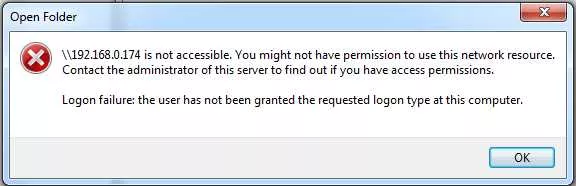 تصویر خطا 1 به هنگام فراخوانی کلاینت ها