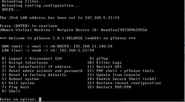 آموزش نصب  pfsense