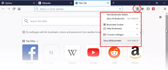 آموزش بوکمارک در ویندوز