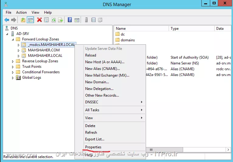 Deploy کردن Read Only Domain Controller در قسمت Perimeter Network  شبکه