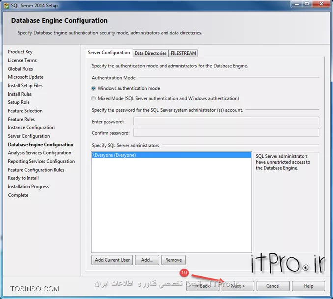نصب قدم به قدم SQL 2014