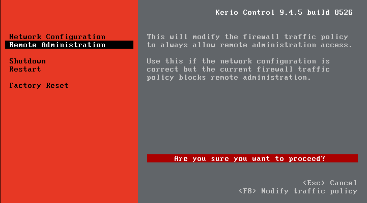 تنظیم Remote Administration