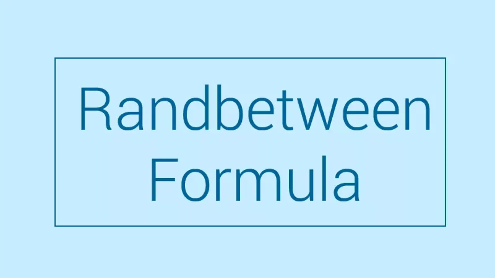 آموزش جامع تولید اعداد تصادفی با توابع RAND و RANDBETWEEN در اکسل