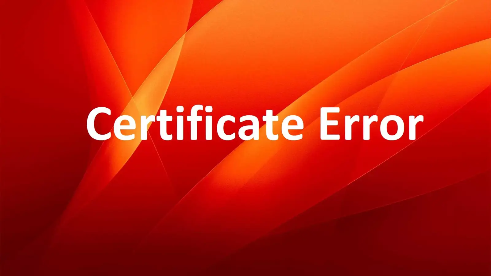 آموزش رفع خطای Certificate وب سایت