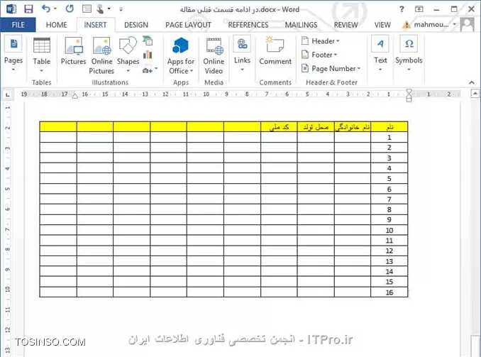 وب سایت توسینسو