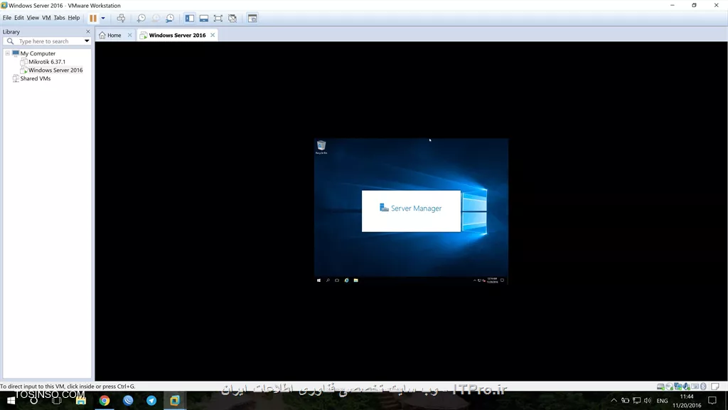 با سلام و احترام ، بنده مشکل دارم در vmware که تمام ماشین های مجازی من تصویر بسیار کوچکی دارند نمایشگر بنده 4K هست و تمام تنظیمات مربوط به نمایشگر ماشین مجازی را تغییر دادم اما مشکل بر طرف نشد،نمونه ای از تصویر را نیز پیوست می کنم ،تمام ماشین های مجازی چنین مشکلی را دارند. 
با سپاس 

||http://tosinso.com/files/get/0aca61f4-fd01-4b23-a3e6-d14f131d9569||