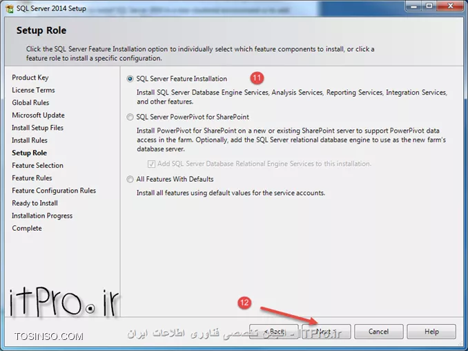 نصب قدم به قدم SQL 2014