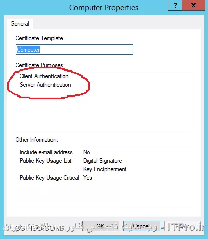 آموزش جامع PKI در مایکروسافت و Active Directory Certificate Services : قسمت ششم