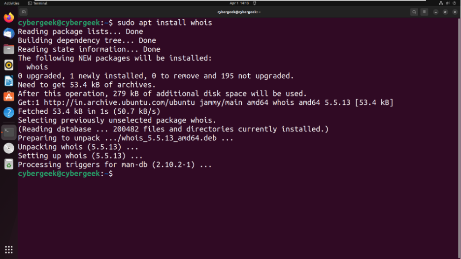 آموزش دستور whois در لینوکس