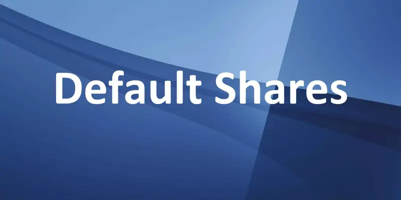 معرفی Share های پیشفرض ویندوز و روش حذف آنها به زبان بسیار ساده