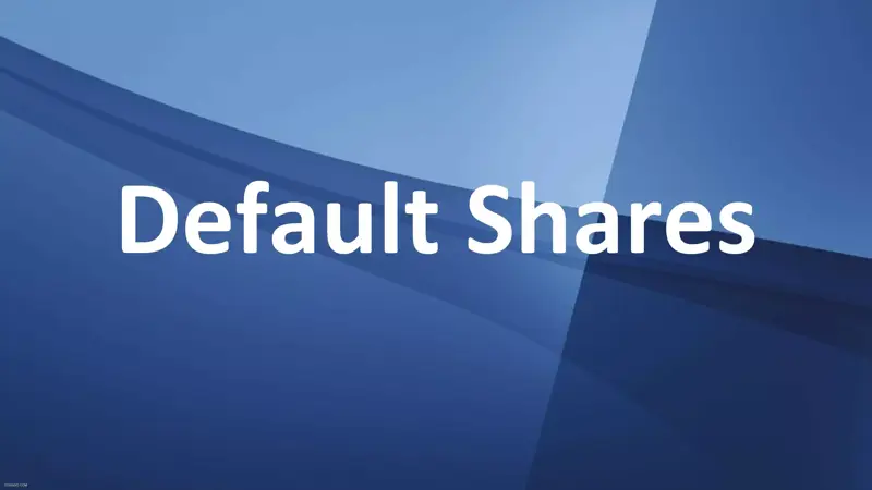 معرفی Share های پیشفرض ویندوز و روش حذف آنها به زبان بسیار ساده
