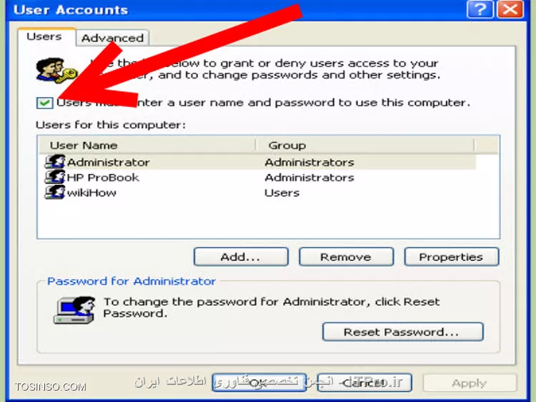 Automatic login windows xp