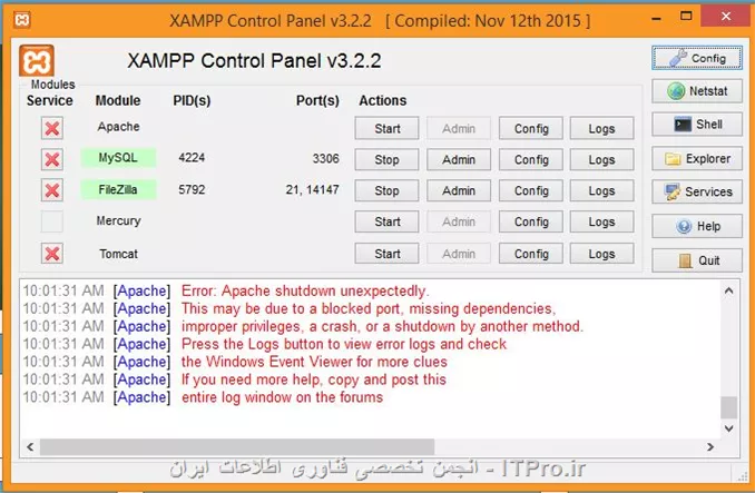 ممنونم از شما من برنامه Xampp رونصب کردم ولی این ارور رو میده 
||http://web.tosinso.com/files/get/0fe8ec94-eb4a-41cb-8114-9eb032f417ab||

سیستم عامل من 
Windows 8.1