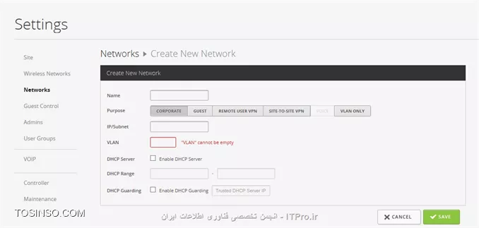 با سلام و احترام ، قصد دارم اکسس پوینت مورد نظر رو به LAN شبکه دامین وصل کنم. اول اینکه خودش بتونه به هر جا که وصل کردم از DHCP آی پی بگیره و خودشم به دستگاههایی که بهش متصل میشن آی پی بده. تو تنظیماتش چیزی رو متوجه نشدم. یه عکس هم از داخل کنسولش میذارم .
ممنون از دوستان ||http://tosinso.com/files/get/10ec24b6-afa3-4024-9091-f4a01f5a403f||