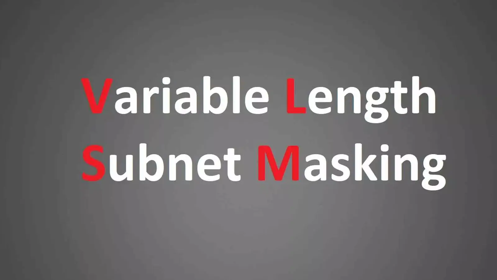 آموزش VLSM : چگونه Variable Length Subnet Masking انجام دهیم؟