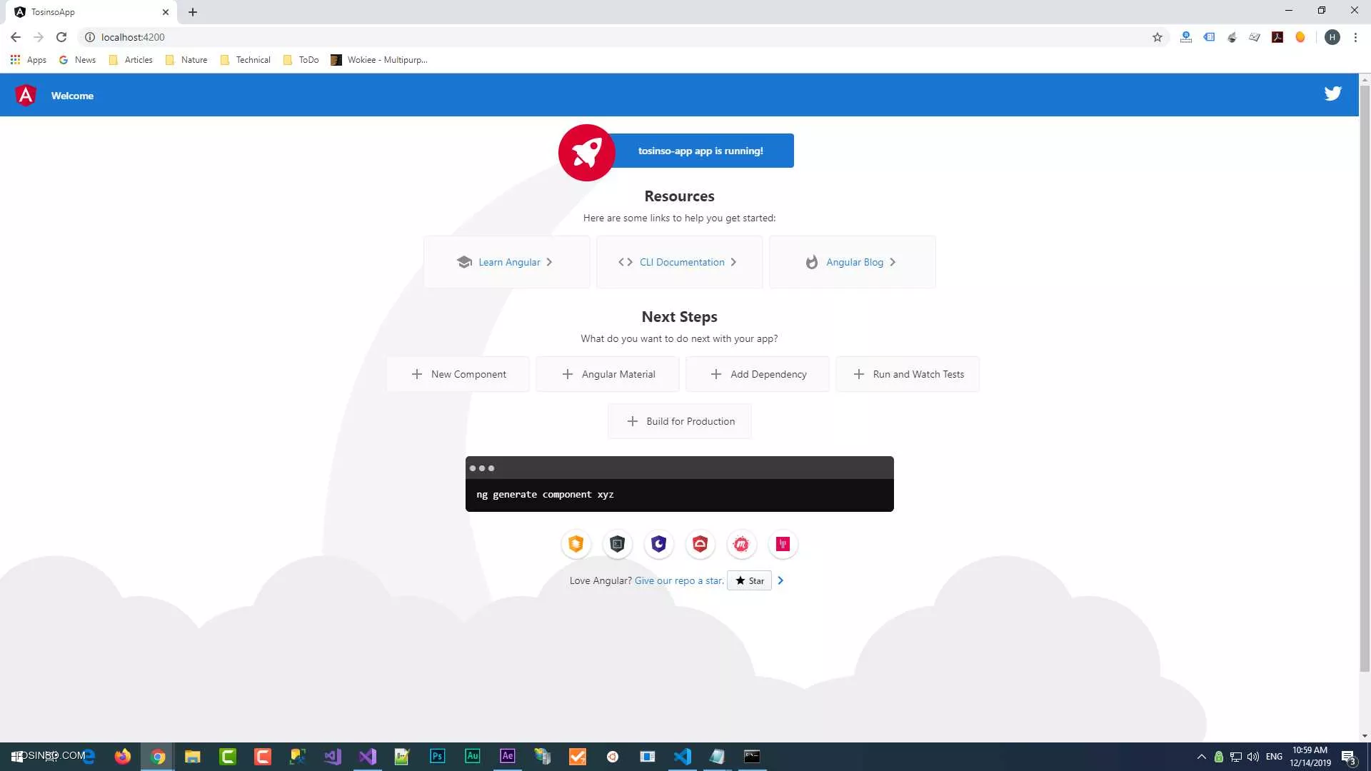 استفاده از Angular در VS Code