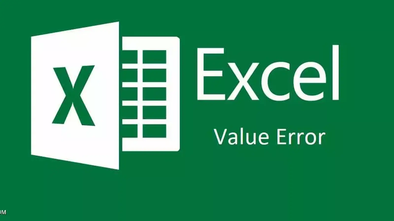 دلایل بروز خطای Value Error در اکسل چیست ؟ (?VALUE#)