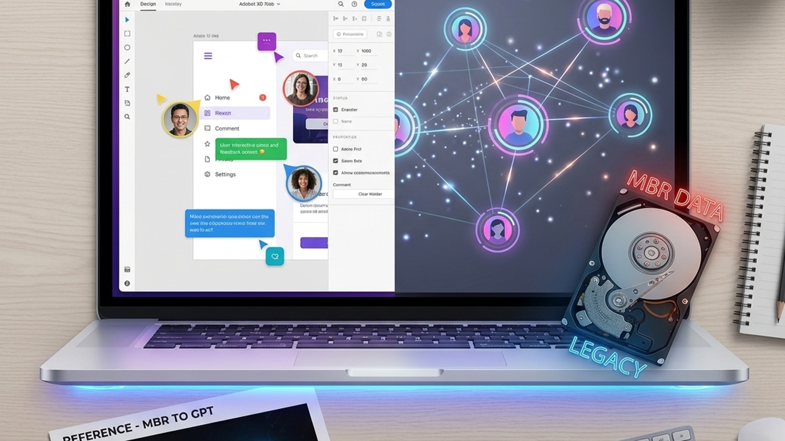 راهنمای استفاده از Adobe XD روی مرورگر؛ همکاری تیمی بدون نصب نرم‌افزار