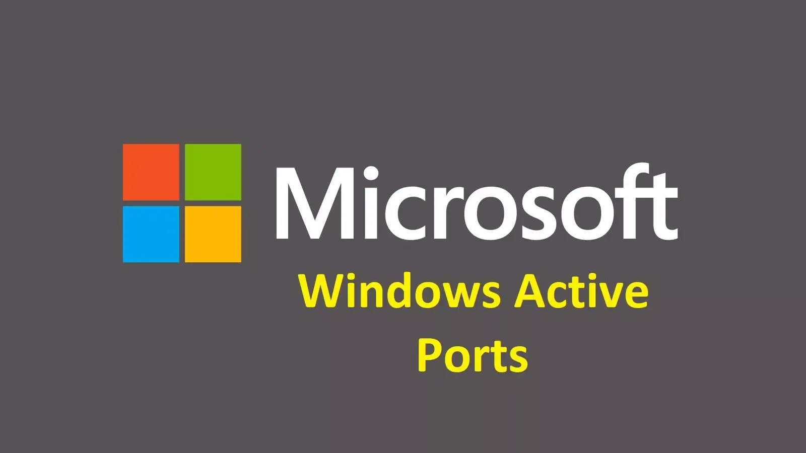 آموزش دیدن پورتهای فعال نرم افزارها در ویندوز : مشاهده TCP پورتها