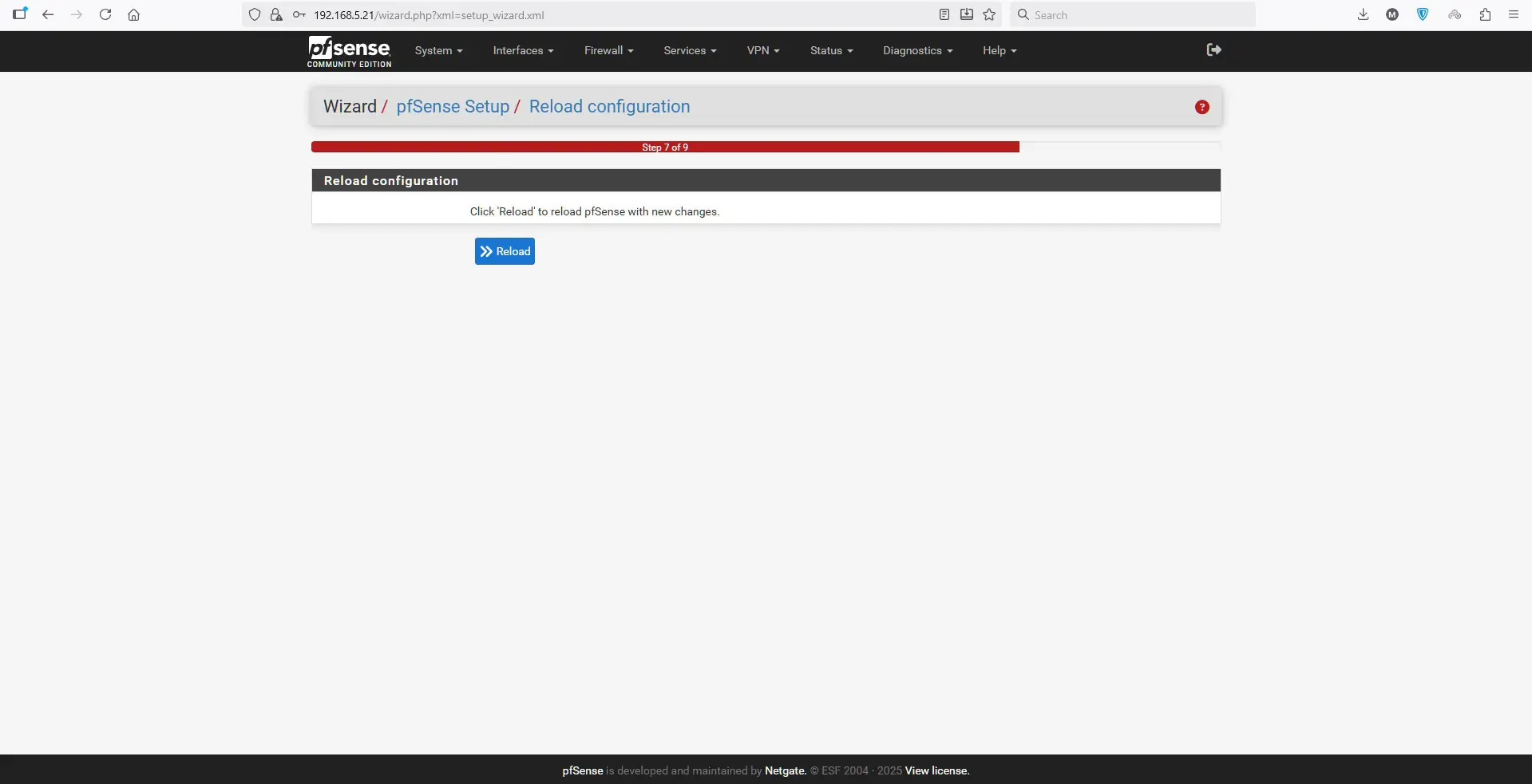 آموزش نصب  pfsense