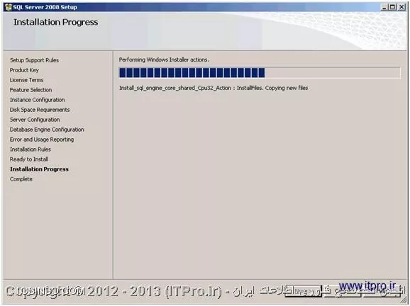 آموزش تصویری نصب SQL Server