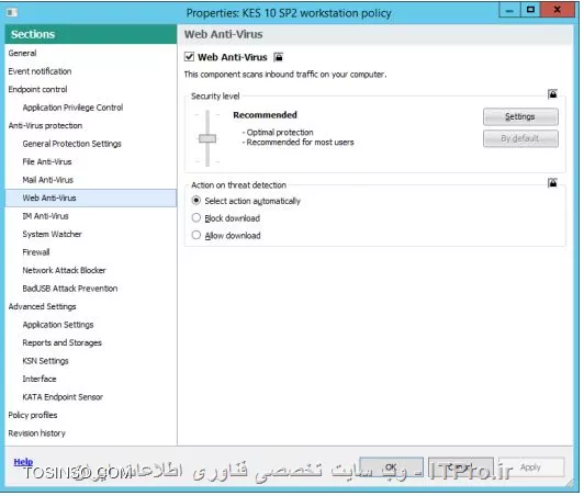 آموزش کسپراسکی لب 