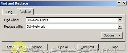جا به جایی User Acount ها از دامینی به دامین دیگر با استفاده از فایل های CSVDE