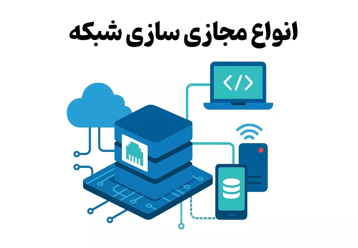 انواع مجازی سازی شبکه