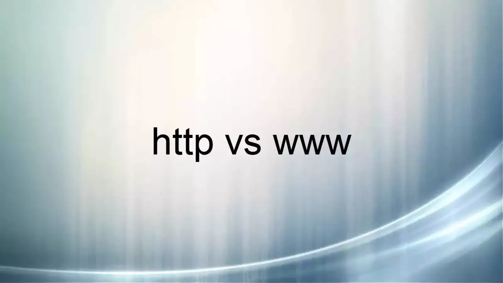 تفاوت HTTP و WWW در چیست؟ به زبان ساده