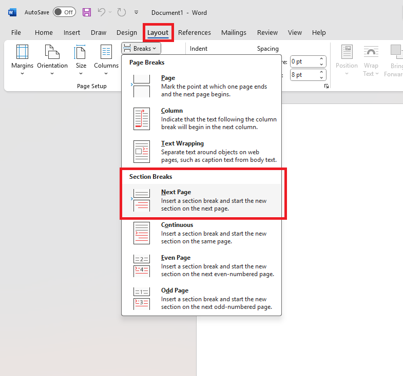 آموزش ایجاد هدر ، فوتر و شماره صفحه متفاوت در ورد (Word)