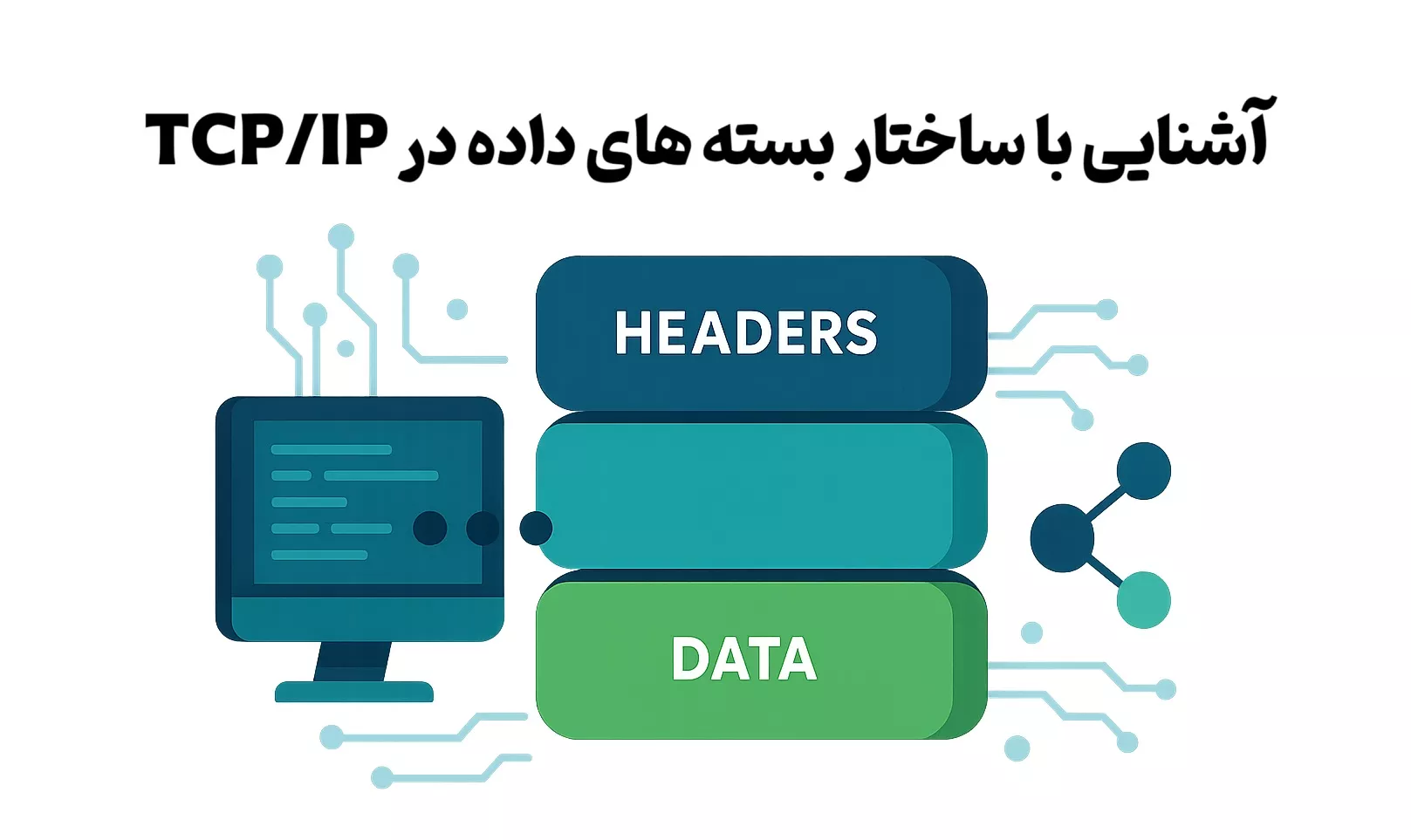  آشنایی با ساختار بسته های داده در TCP/IP 
