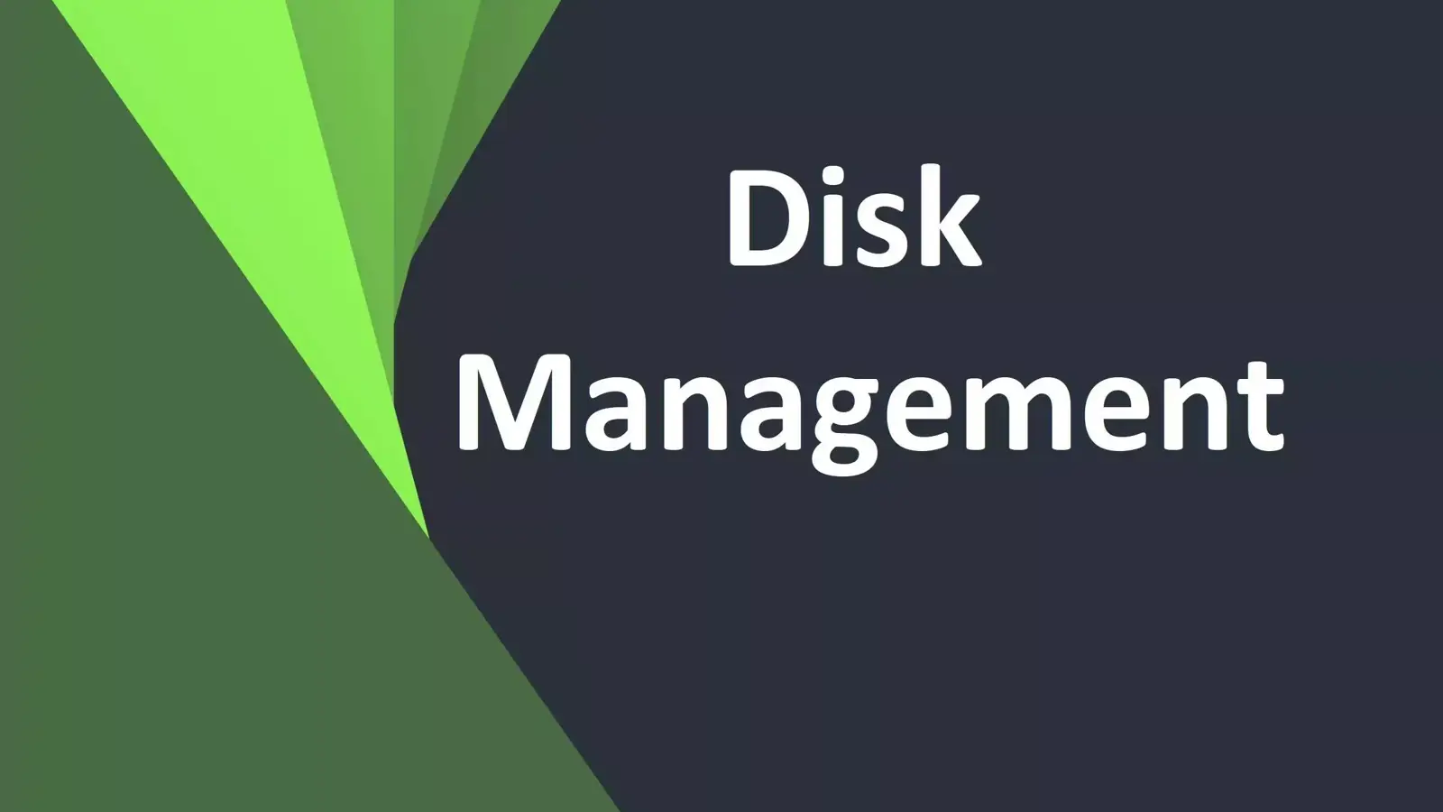 آموزش رفع مشکل نشان ندادن دیسک و فلش در Disk Management ویندوز