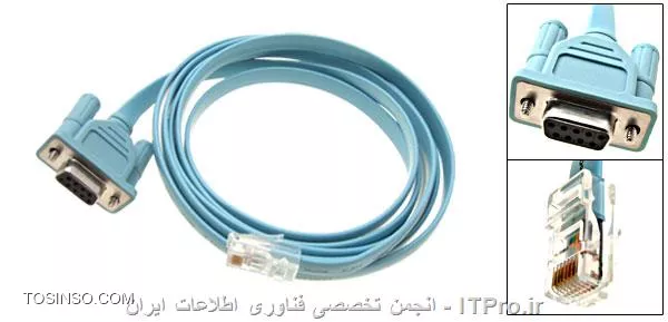 معرفی کابل کنسول روتر یا Rollover Cable