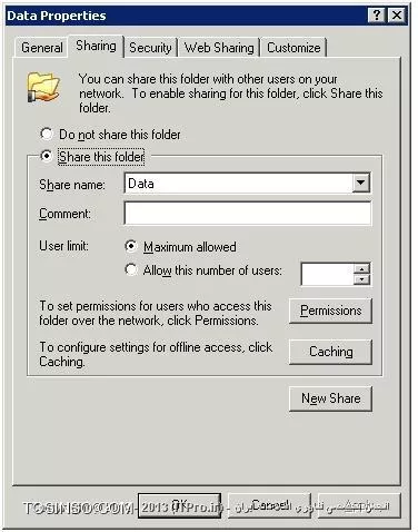 سطوح دسترسی اشتراکی Share Level Permissions