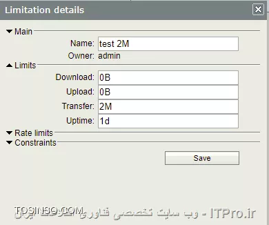||https://network.tosinso.com/files/get/1ad998e2-880d-4432-a480-fc523c195172||
||https://network.tosinso.com/files/get/f97fe3f8-4a59-425c-8a56-c6965cbee4c3||
اشتباهی رخ داده؟
منظور از transfer مجموع upload , download هست دیگه؟